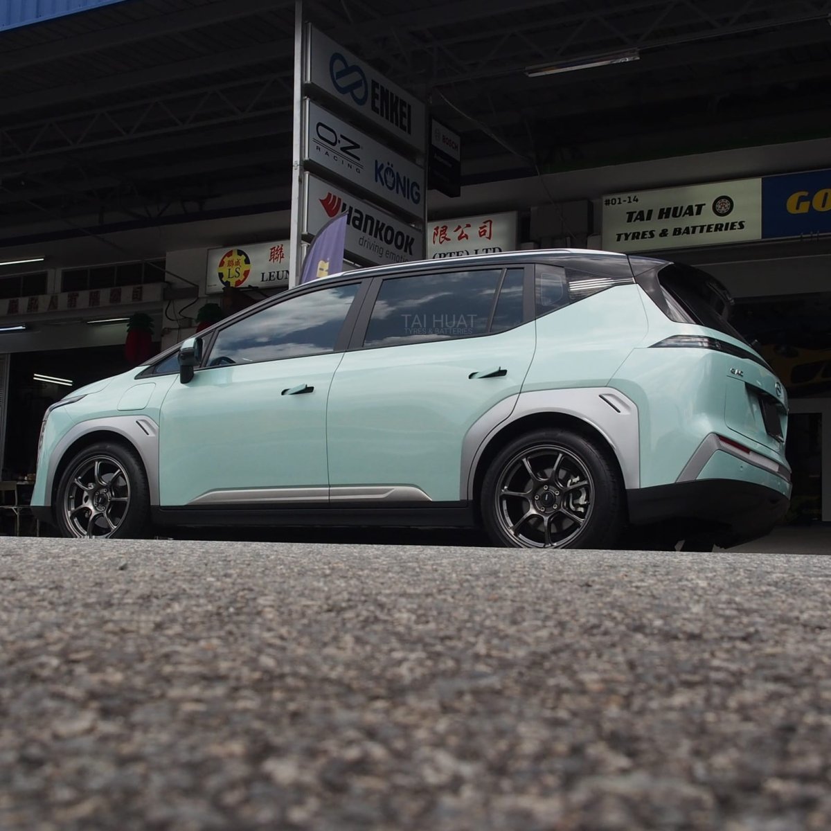 AION Y PLUS — KONIG Ultragram + Goodyear Efficieint Grip Performance 2 — Tai Huat Tyres Singapore