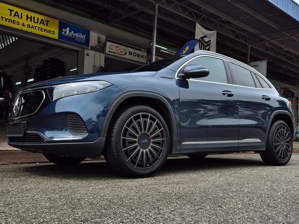 MERCEDES EQA — 20" OZ Racing Superturismo AERO E + Bridgestone Alenza MO — Tai Huat Tyres Singapore