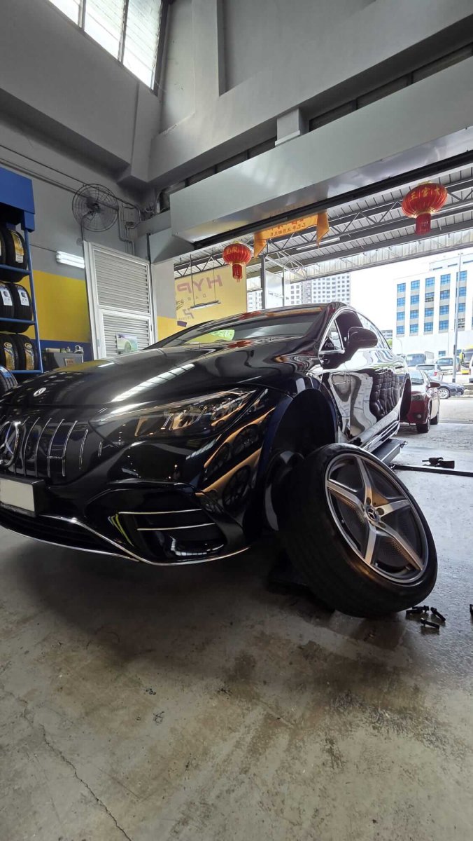 MERCEDES EQE — Pirelli PZ4 MO-S — Tai Huat Tyres Singapore