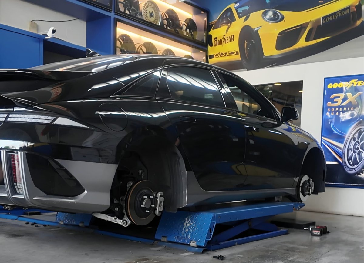 HYUNDAI IONIQ 6 — HANKOOK ION EVO AS IH01 S.ABS — Tai Huat Tyres Singapore